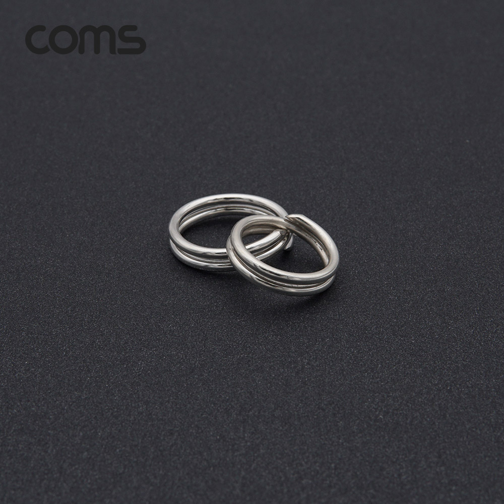 Coms 힐링 실버링/은반지 2링 여성용x1개, 봉게이지 포함, 은순도 99.999%, 살균/항균 작용