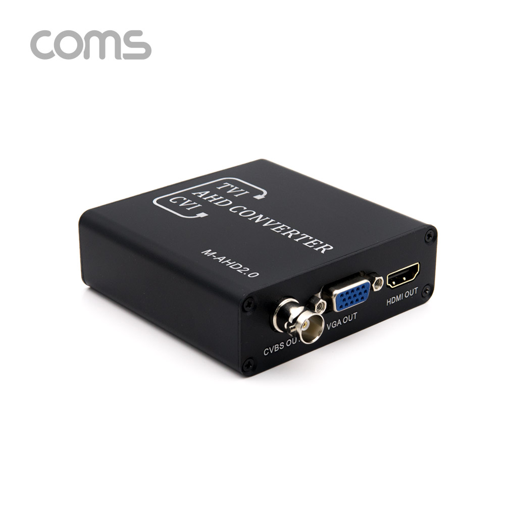 Coms CCTV 신호변환 컨버터 / AHD/TVI/CVI to HDMI/VGA/CVBS(AV)