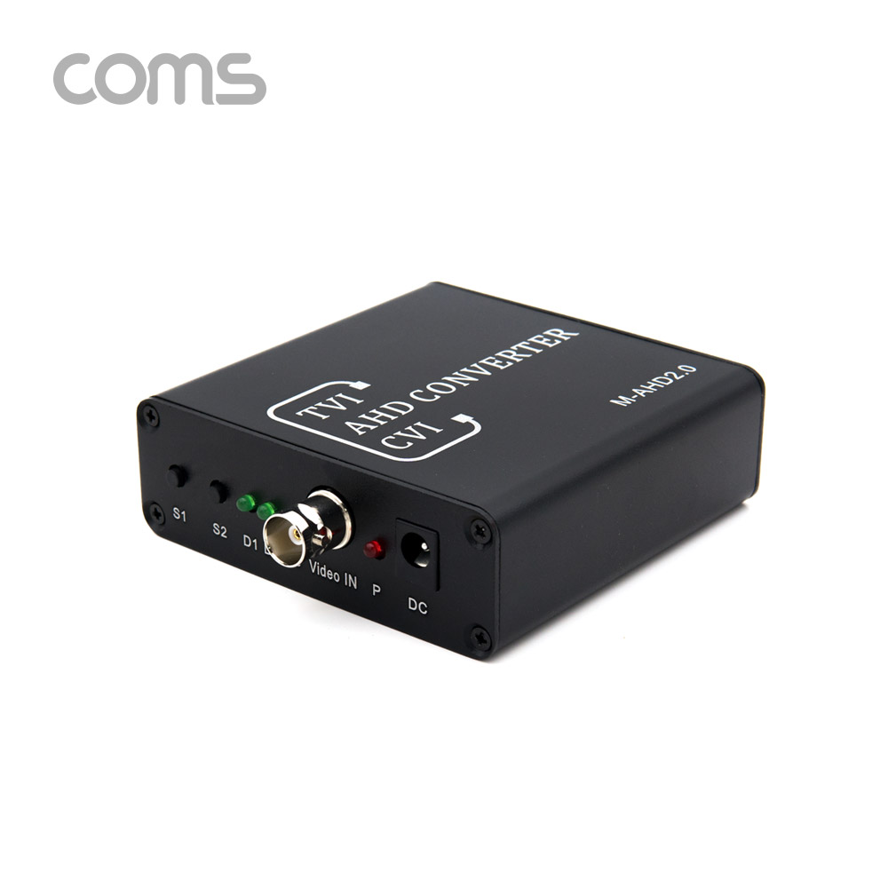 Coms CCTV 신호변환 컨버터 / AHD/TVI/CVI to HDMI/VGA/CVBS(AV)