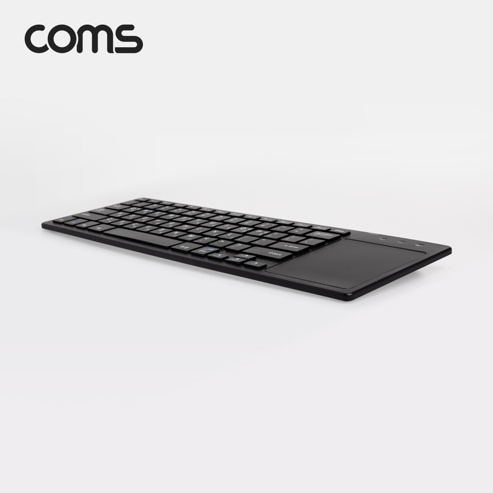 Coms 2.4GHz 슬림형 무선 키보드 터치패드