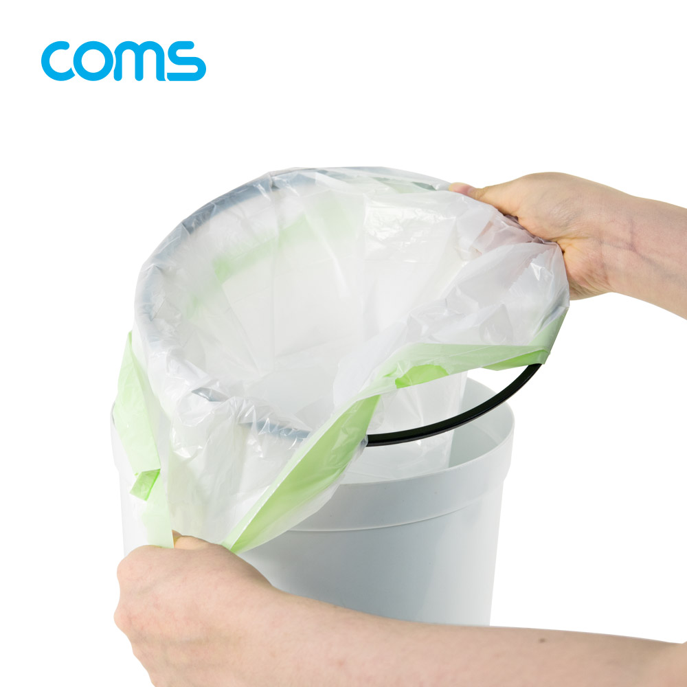 Coms 쓰레기 봉투(15L) 30개입 / 모션센서 휴지통 전용 봉투 / TC544 전용
