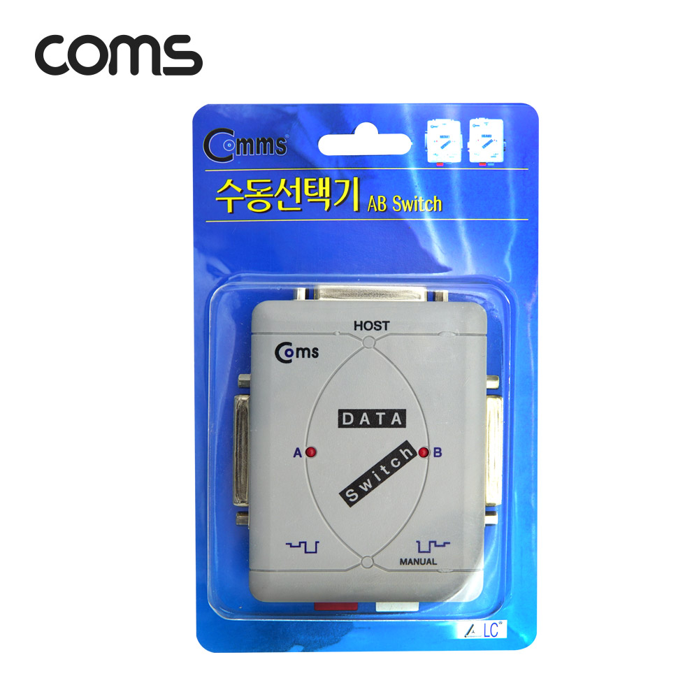 Coms 프린터 수동 선택기 (패러렐 25Pin용)