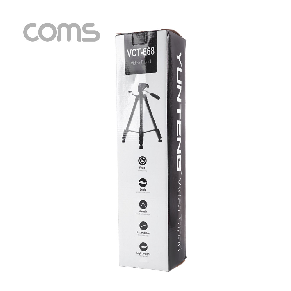 Coms 삼각대 (폴더 접이식), VCT-668 / 4단형 / 카메라, 캠코더 거치