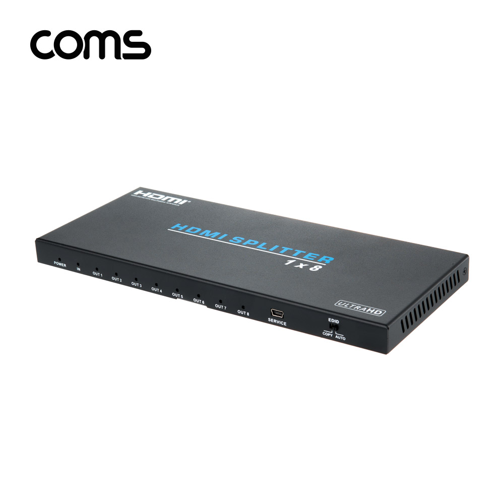  Coms HDMI 분배기(1:8) / HDMI 2.0 / 4K2K@60Hz / 18Gbps 4:4:4