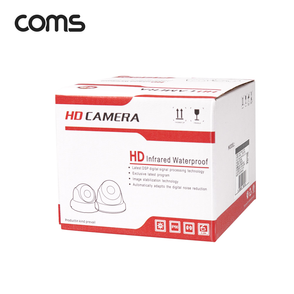 Coms 실내용 CCTV IP 카메라 / PoE 기능지원 / 300만화소 카메라