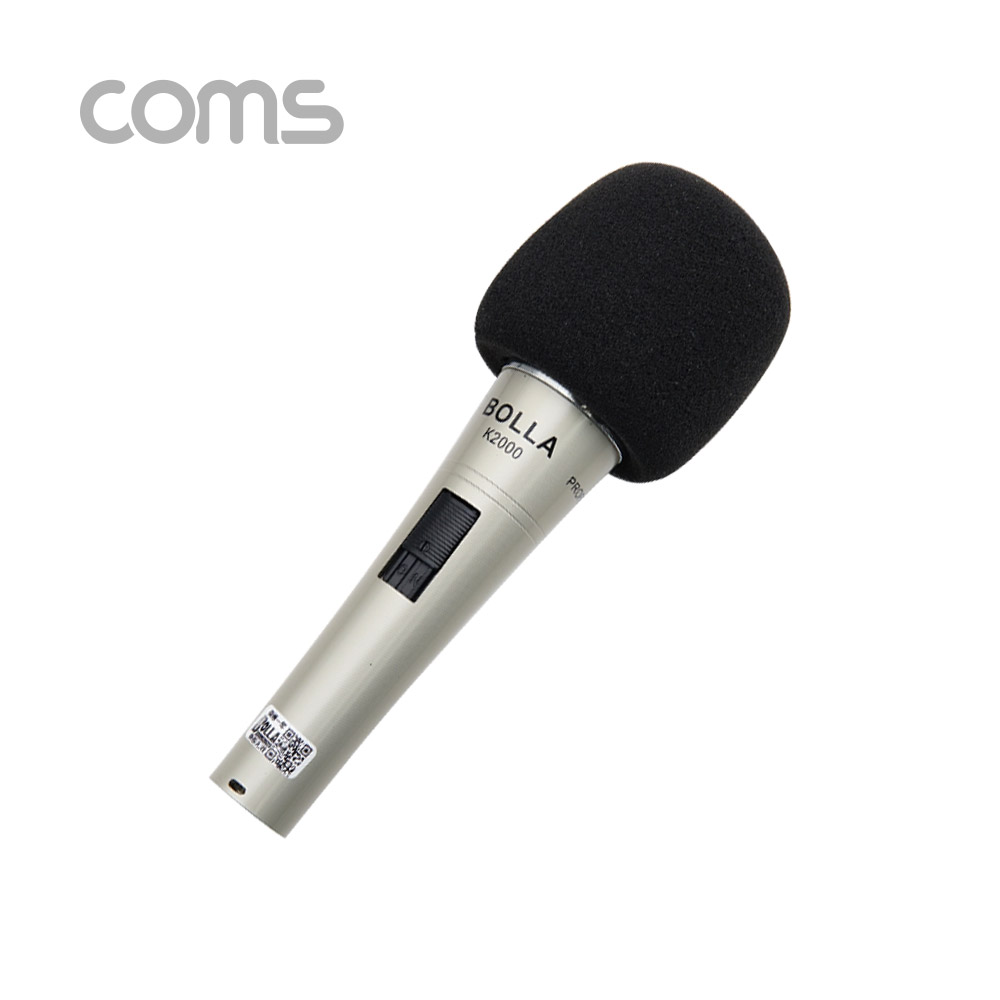 Coms 콘덴서 유선 마이크 / metal / 3.5mm / Silver