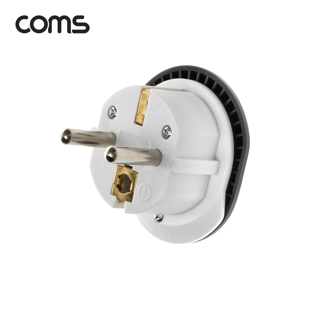 Coms 해외 여행용 AC 전원 변환 어댑터 (한국,독일) 16A 250V