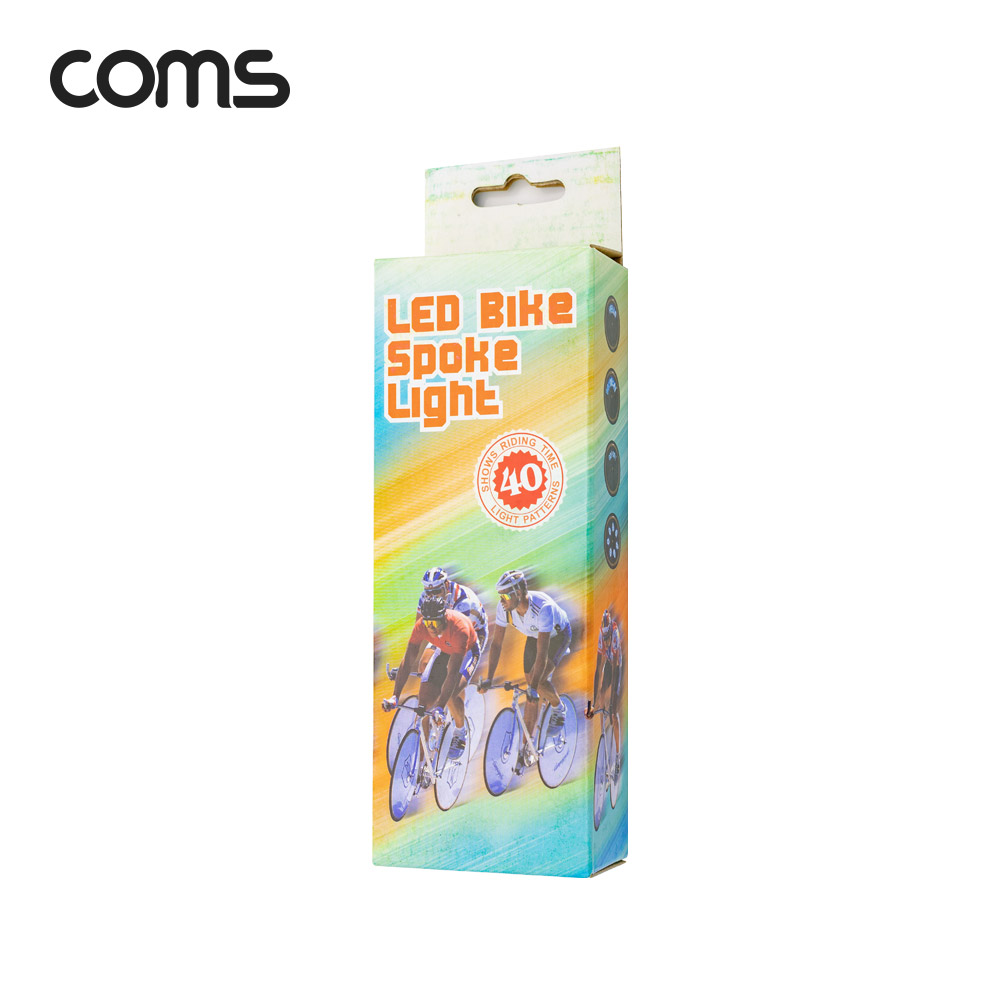 Coms 자전거 휠 LED 라이트, 자전거 바퀴 LED 안전등, LED 램프, 야간