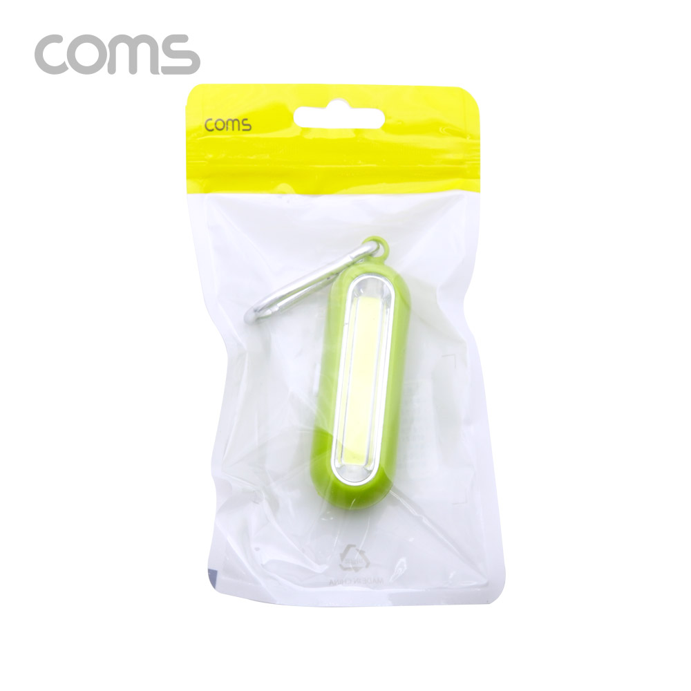 Coms 휴대용 LED 램프 / 고리(걸이) / 미니 램프 / Green / 휴대용 비상 조명 / 후레쉬 라이트 / 야간 활동(등산, 레저, 캠핑, 낚시 등)