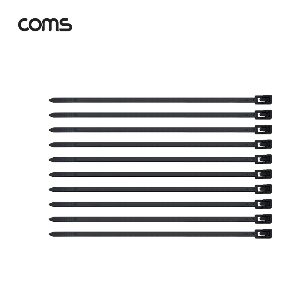 Coms 케이블 타이 (재사용 가능) 200*5mm / 10PCS / 다용도