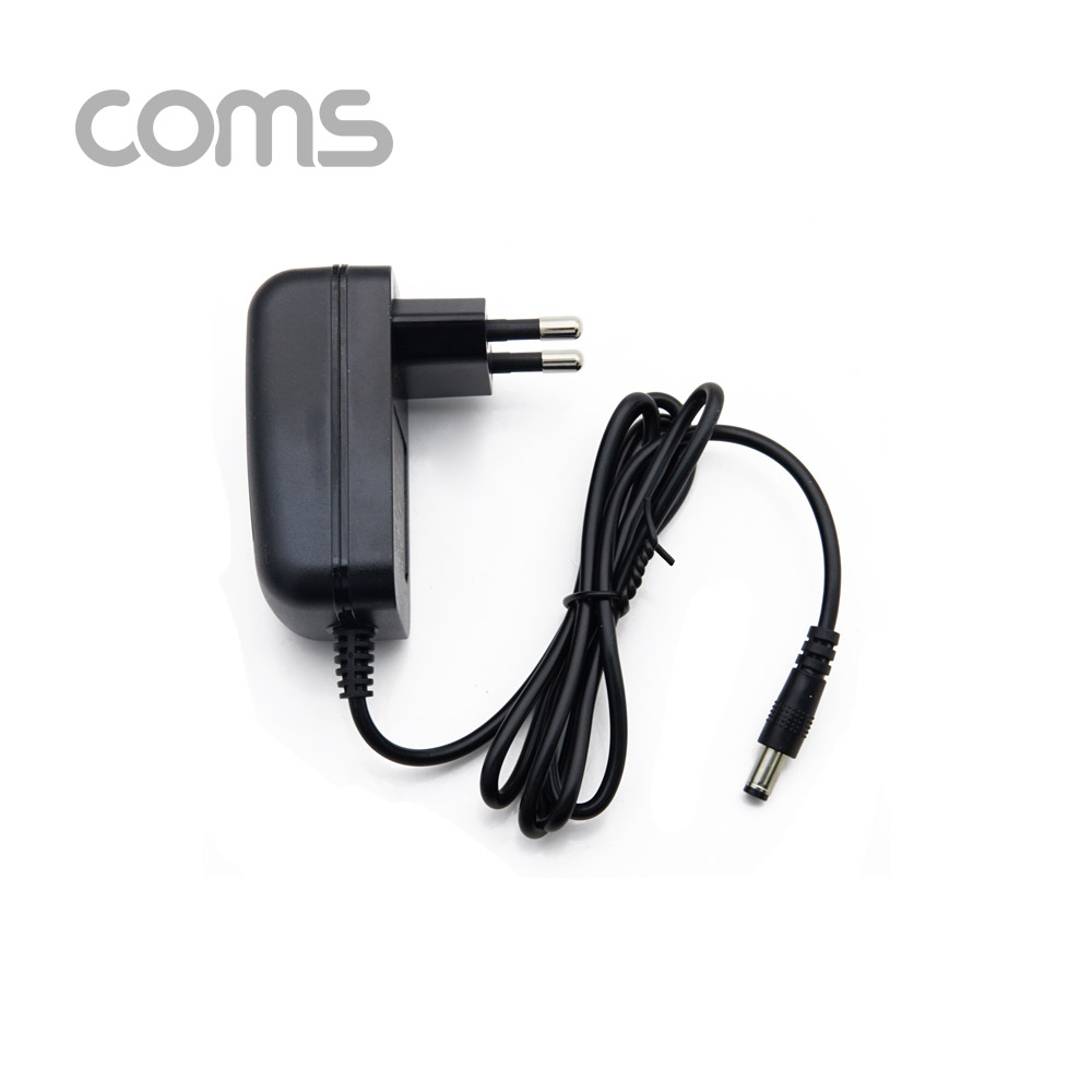 Coms 아답터 (정전압) DC 12V 2.0A, Black - 5.5mm / 2.1mm