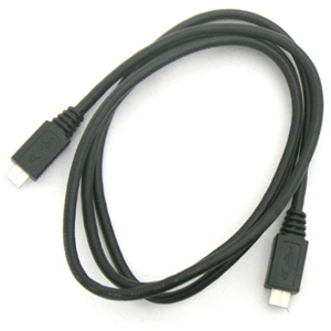Coms Micro USB A/A 케이블 1m - Micro A/Micro A 타입