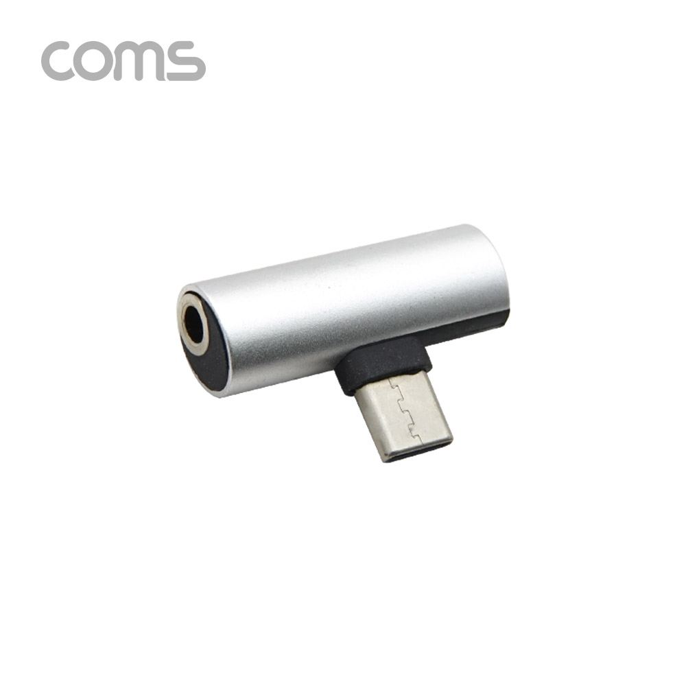 Coms USB 3.1 Type C 오디오 젠더 C타입 to 3.5mm 스테레오+충전 이어폰 젠더 화웨이 샤오미 전용 국내폰 사용불가
