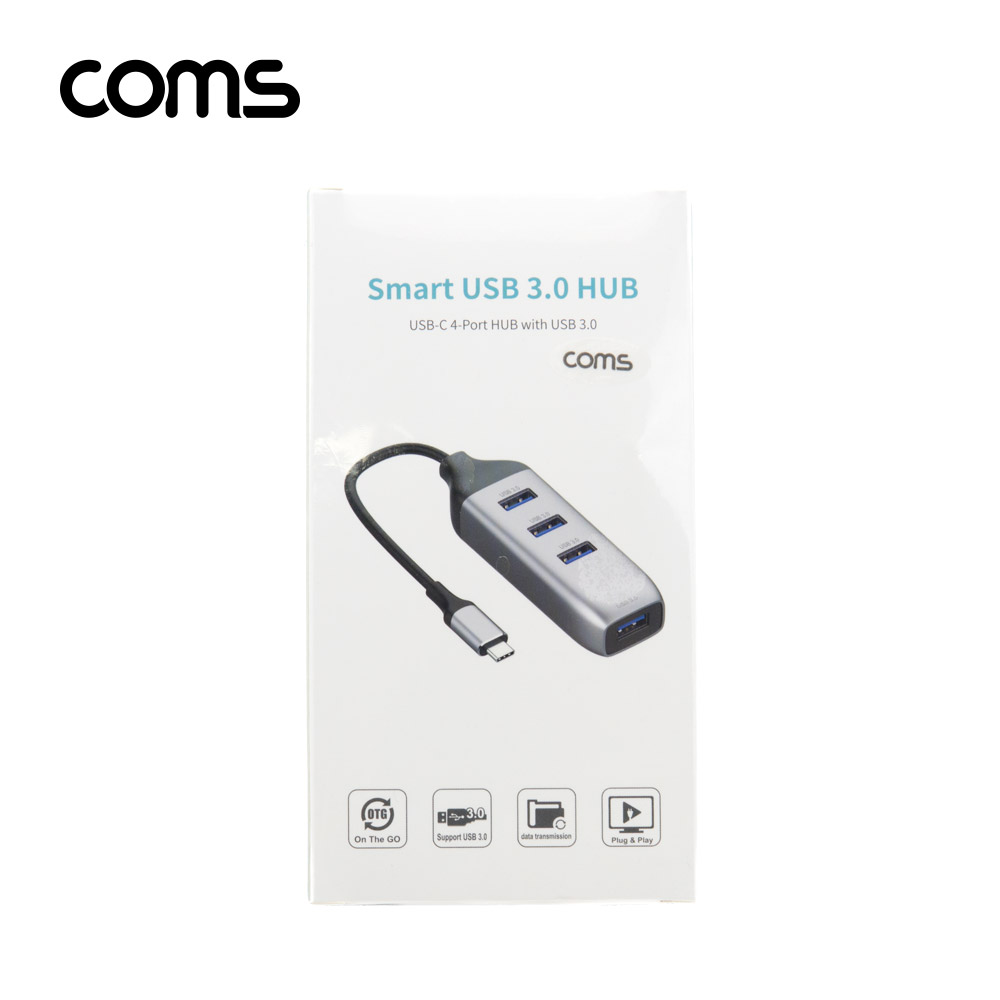 Coms USB 3.1 (Type C) 허브 / 컨버터 / OTG / USB 3.0 4포트