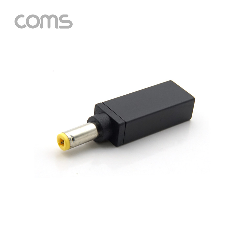 Coms USB 3.1 Type C 노트북 전원변환 젠더 C타입 PD to DC 5.5 2.5