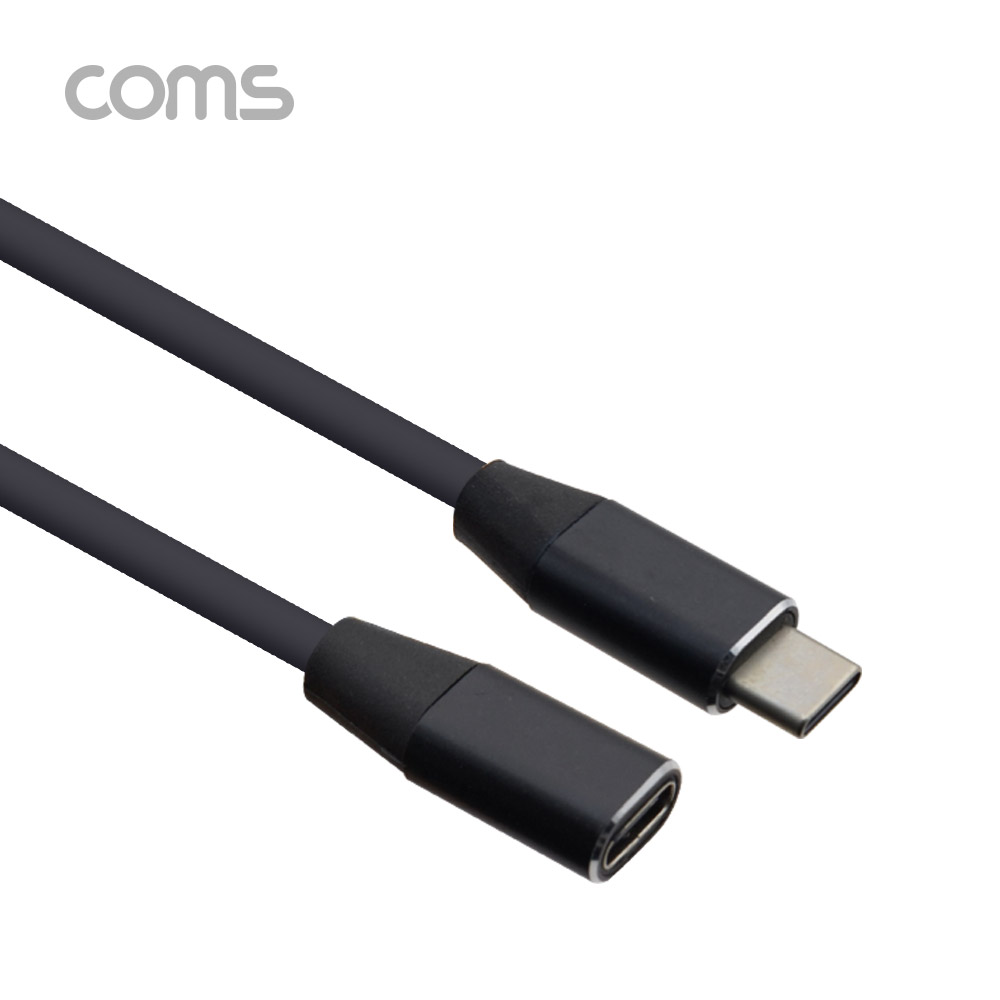[IF631] Coms USB 3.1(Type C) 케이블(M/F) / 연장 / 1m / Black
