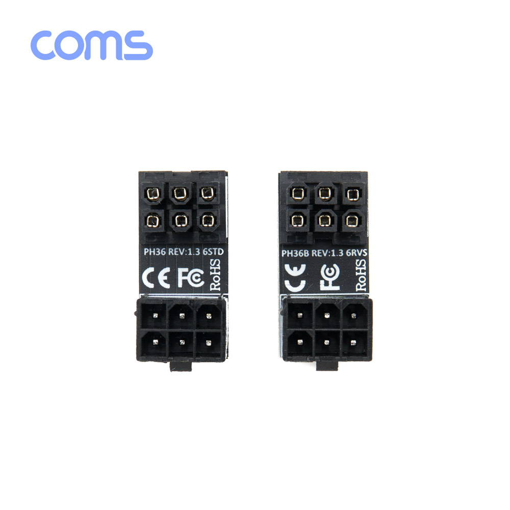 Coms 그래픽카드 전원 연장 젠더 / 6Pin / STD/RVS