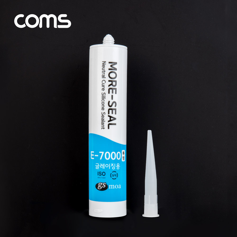 Coms 클레이징용 실리콘 실란트 모아실 E-7000 / 투명 / 270ml