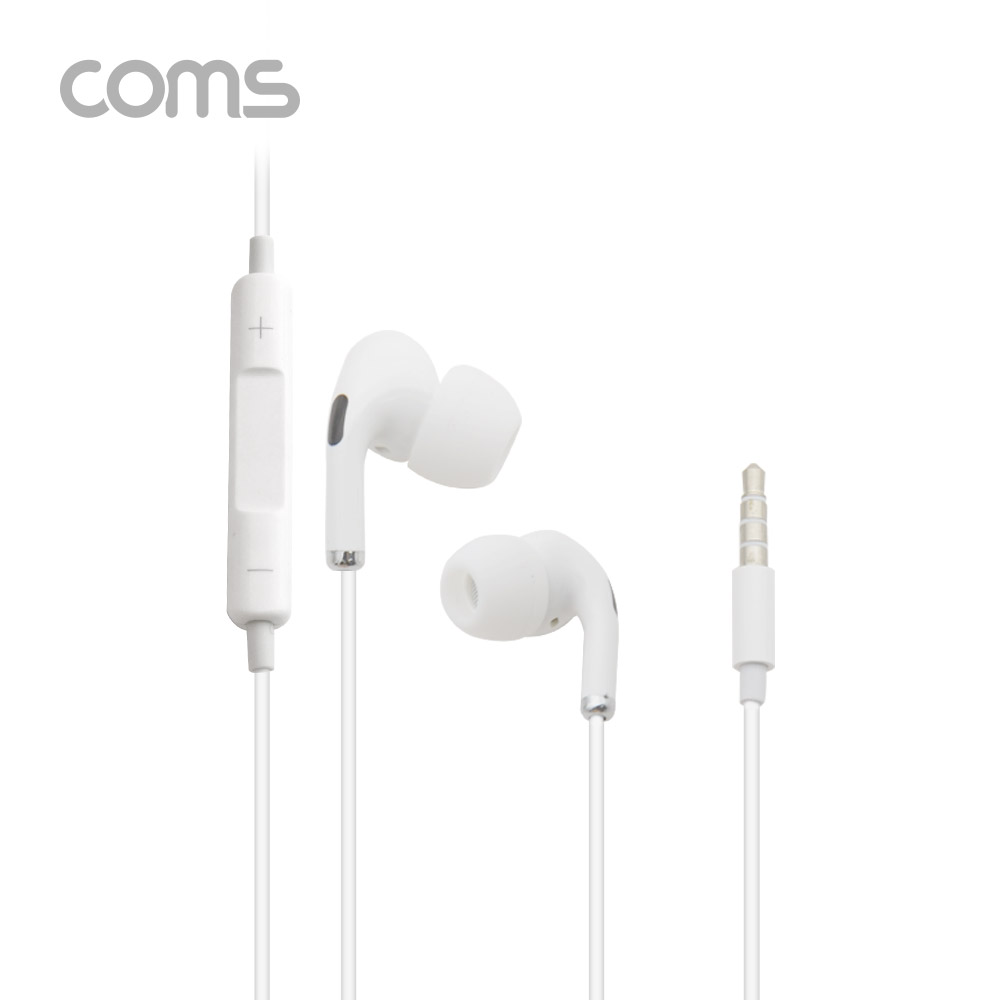 Coms 3.5 스테레오 이어폰 1.1m / 컨트롤 리모콘 / 마이크 / Stereo