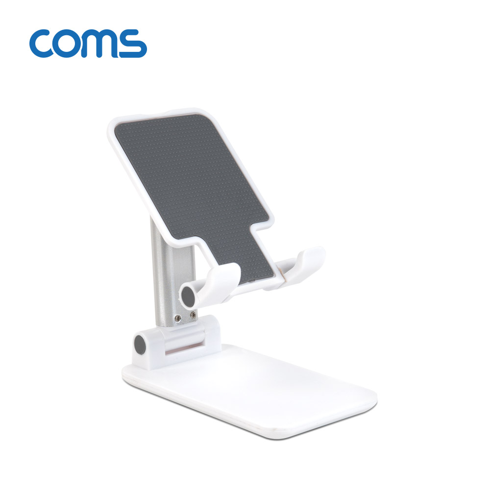 Coms 휴대용 접이식 각도조절 스마트폰/태블릿 거치대 / 스탠드 / 폴더블