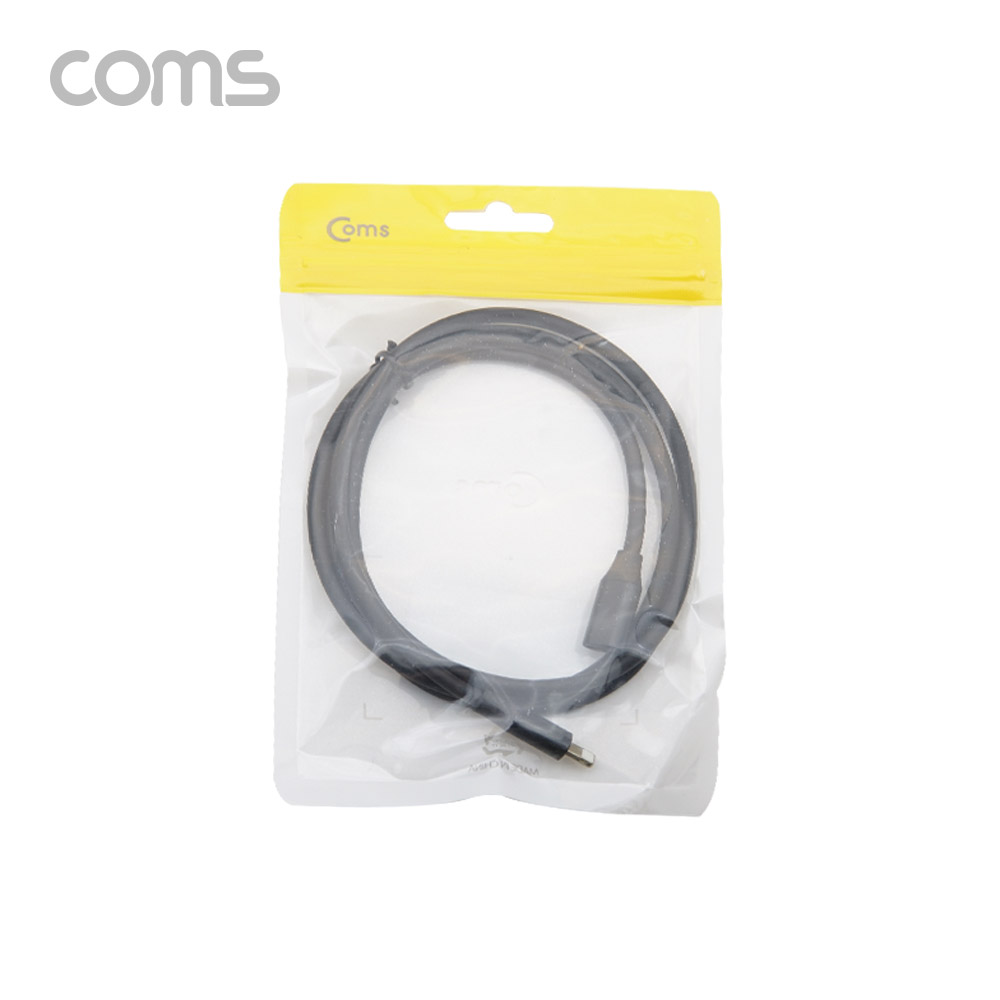 Coms 8핀(8Pin) 연장 케이블 / M/F / Black / Metal / 1M