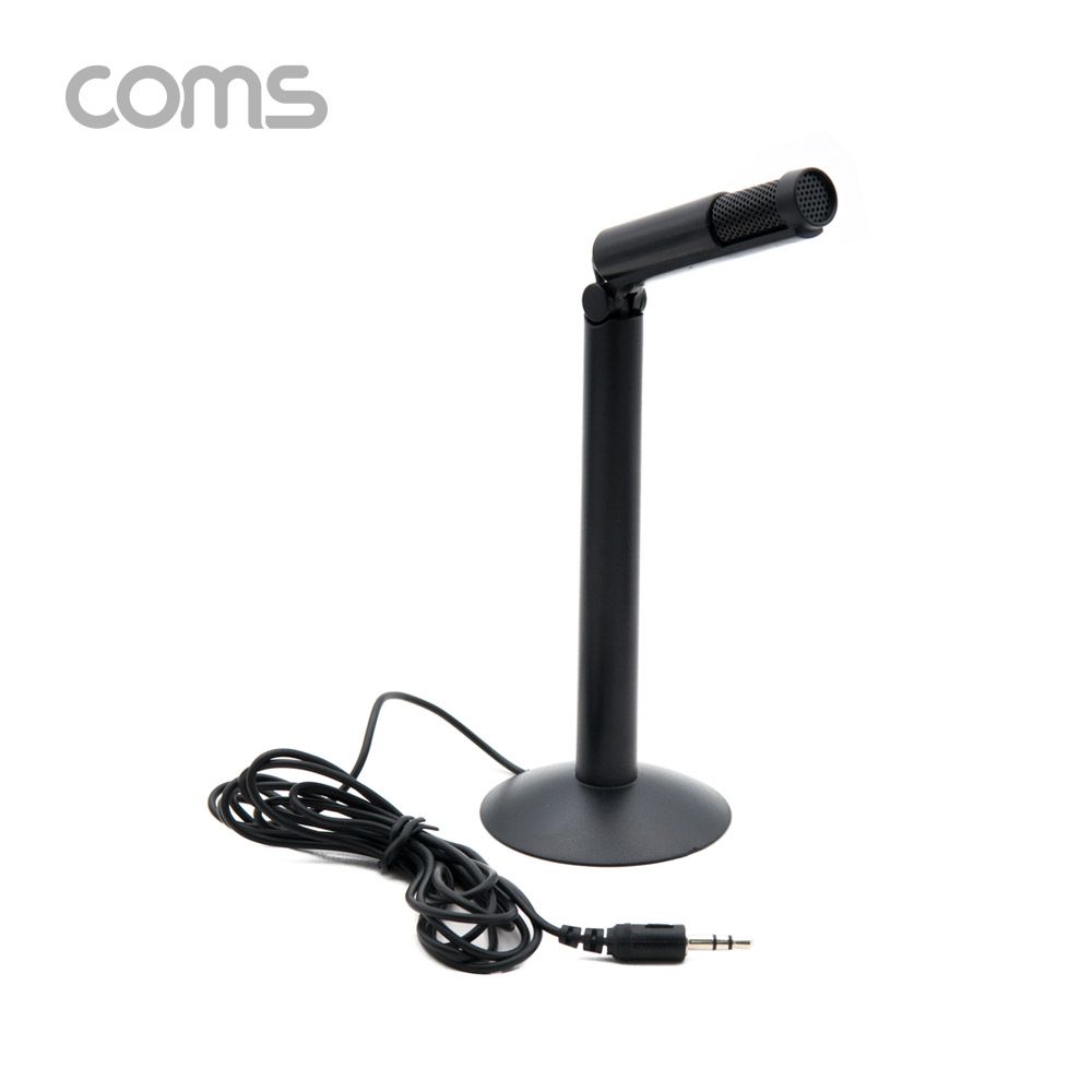 Coms 스탠드형 마이크 / PC 마이크 / 스테레오 3.5mm