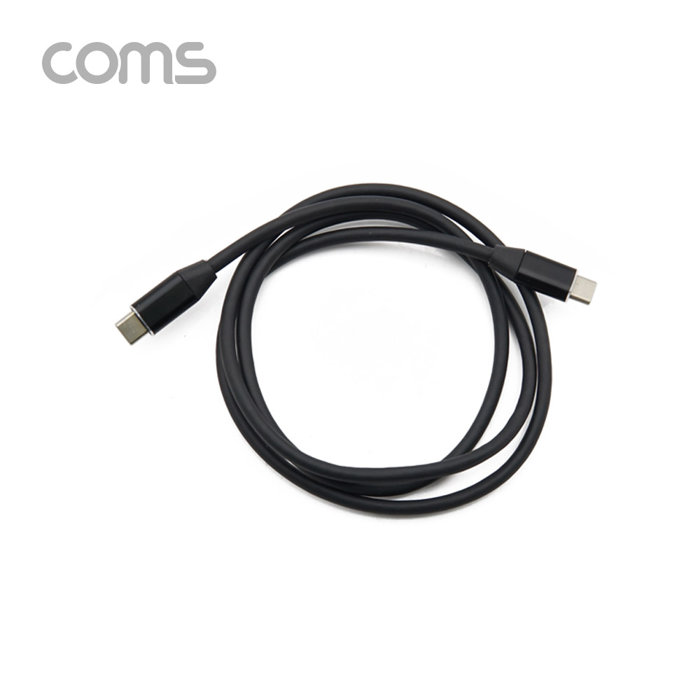 Coms USB 3.1 Type C 케이블 1M 100W 5A E-Marker 이마커 C타입 to C타입