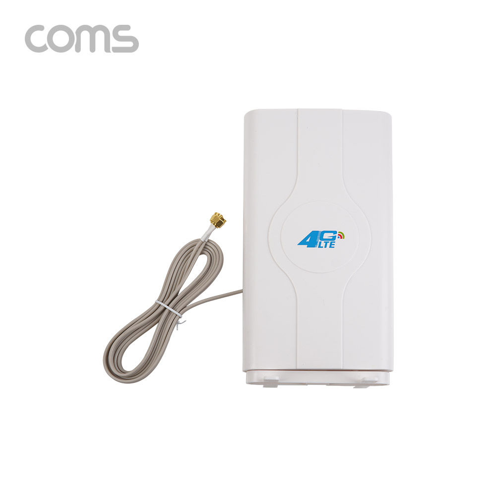 Coms 4G LTE MIMO 안테나 / 광대역 안테나 / 3G/4G 연결 / 듀얼 커넥터 / 케이블 길이 2M