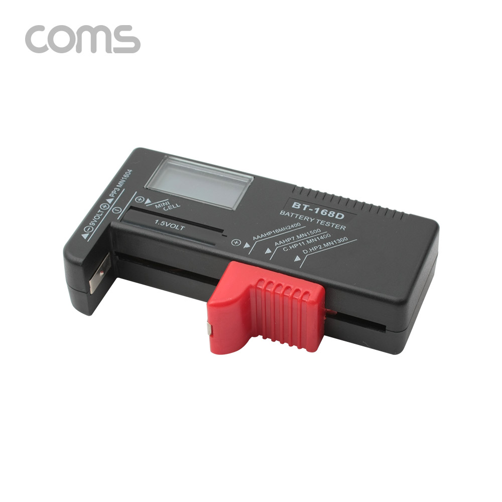 Coms 건전지 테스터기 / 디지털 표시 / 배터리 테스트