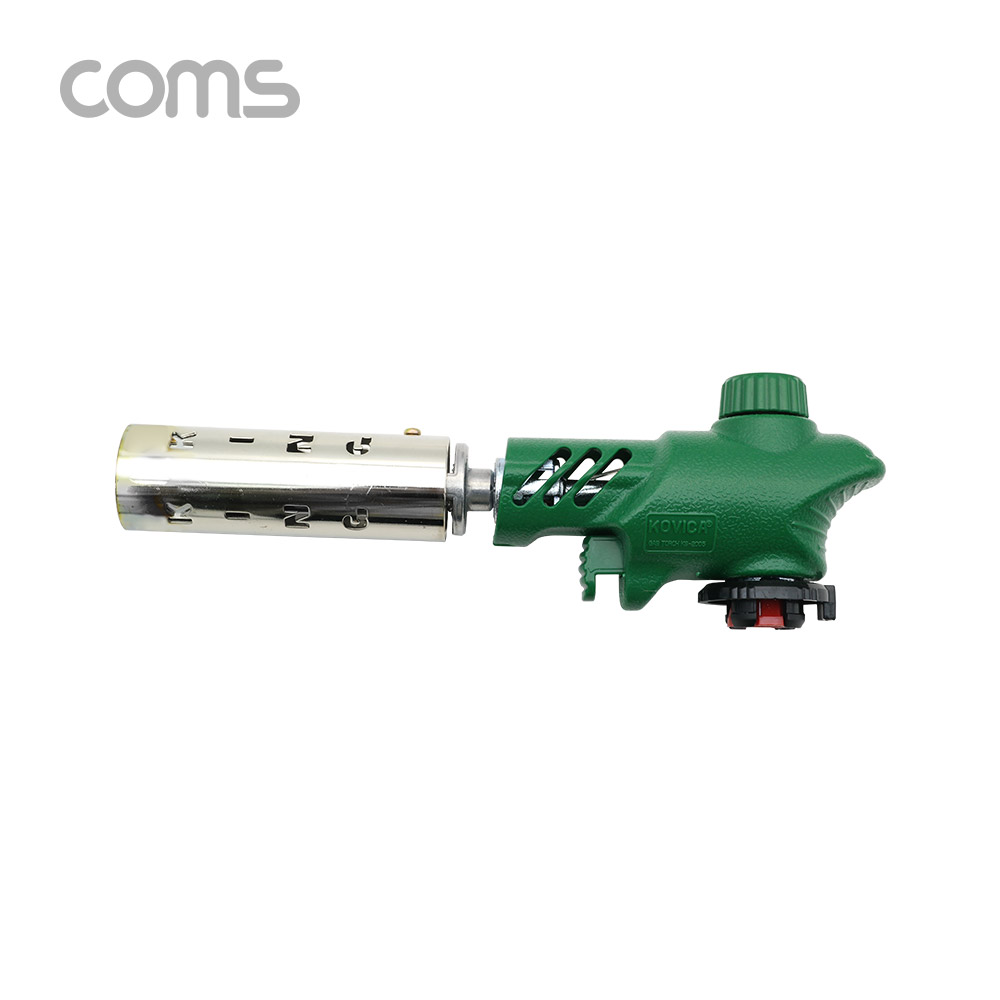 Coms 고화력 3구 가스토치 / 자동 가스 토치 / 캠핑용, 소각용, 산업용 / 225mm