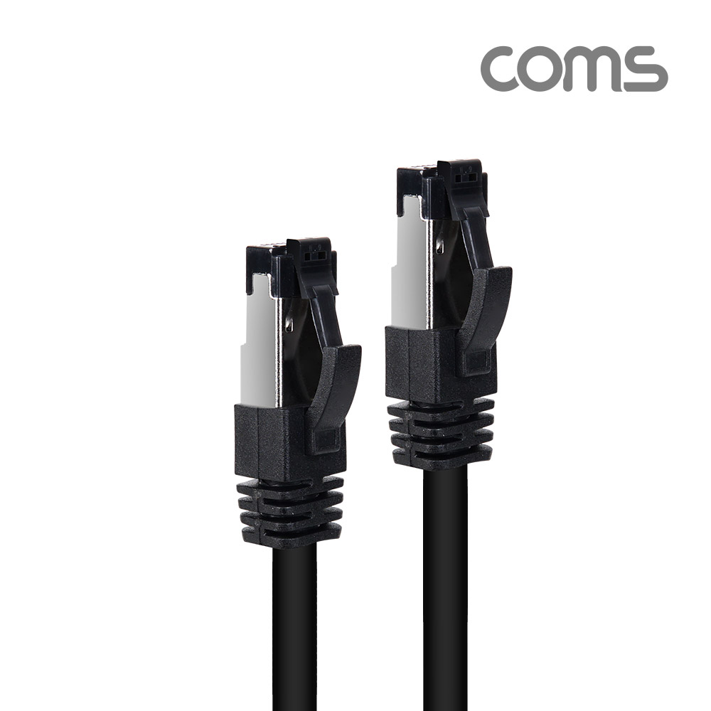 Coms S-FTP 랜케이블(Direct/Cat 8) 1.5M / 기가비트 / LAN / 40Gbps / 24AWG/ 다이렉트 랜선 / LSZH