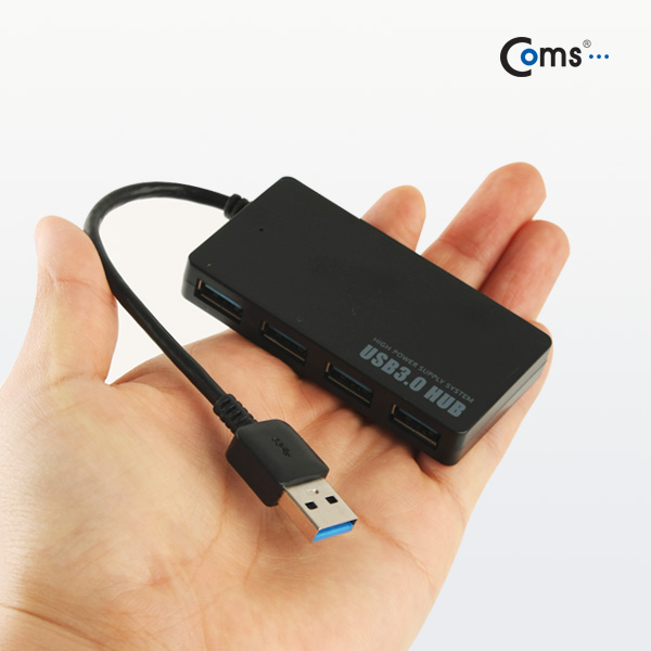 Coms USB 허브 3.0, (4P/무전원)