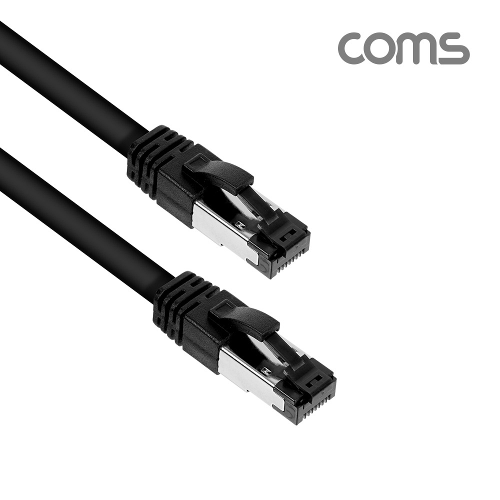 Coms S-FTP 랜케이블(Direct/Cat 8) 3M / 기가비트 / LAN / 40Gbps / 24AWG/ 다이렉트 랜선 / LSZH