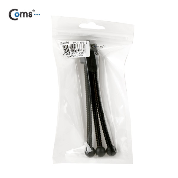 Coms 휴대용 삼각대(Flexible),Mini Tripod/미러리스,스마트폰,Black