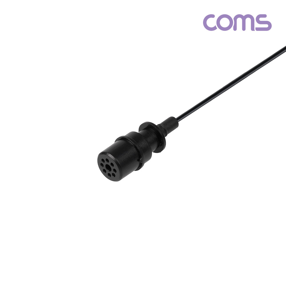 Coms 고감도 소형 마이크 / 핀마이크 / 3.5mm 커넥터 / 스마트폰, 카메라, 캠코더용