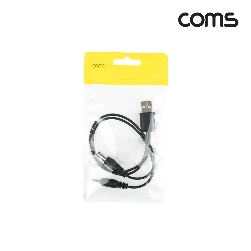 Coms USB 멀티 충전 케이블 (2 in 1) / 5V / 충전전용 / DC 5.5(2.1) / DC3.5(1.3)