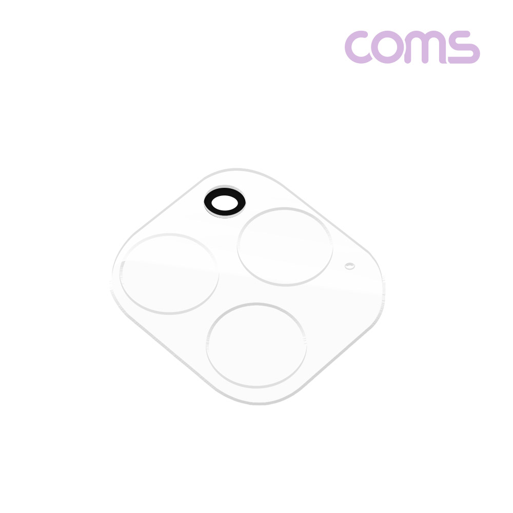 Coms 스마트폰 후면 카메라 렌즈 보호 커버, iOS Phone 12 Pro(프로) / 투명 / 풀 커버 강화유리