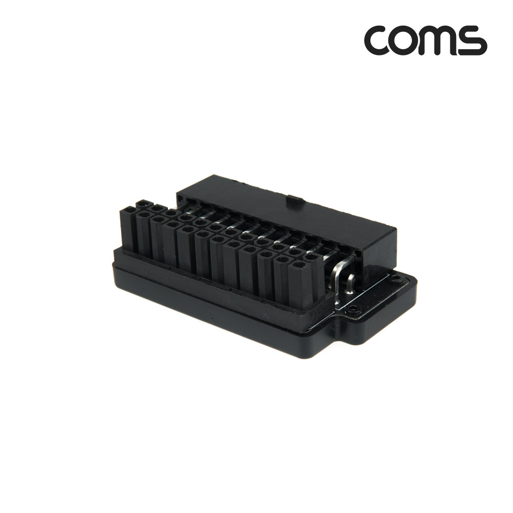 Coms ATX 24P 전원 연장 젠더(M/F) / 마더보드 / 90도 꺾임