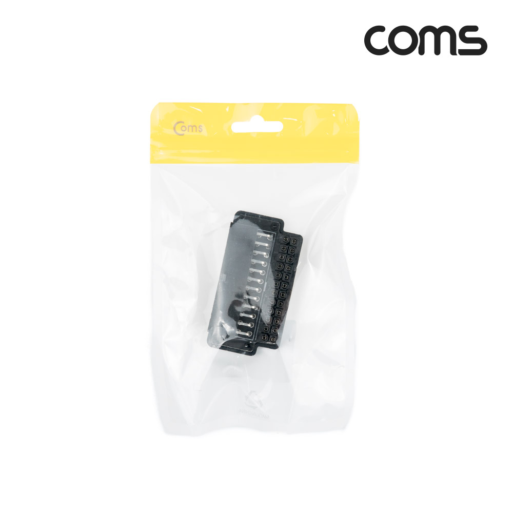 Coms ATX 24P 전원 연장 젠더(M/F) / 마더보드 / 90도 꺾임