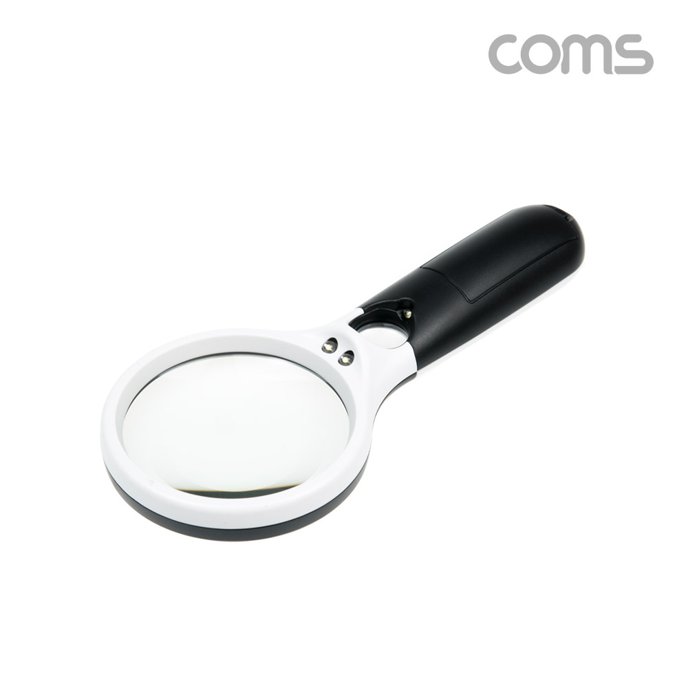 Coms LED 확대경 / 돋보기 / 3LED / 5배 / 5x / 렌즈 70mm, 20mm