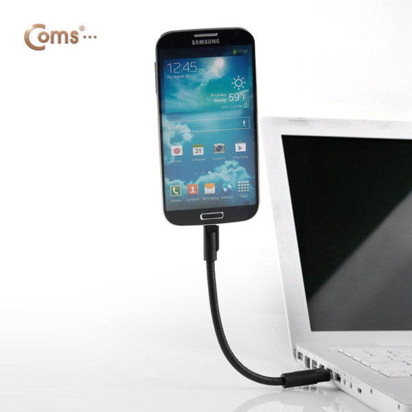 Coms USB/Micro USB(B) 케이블, Flexible형