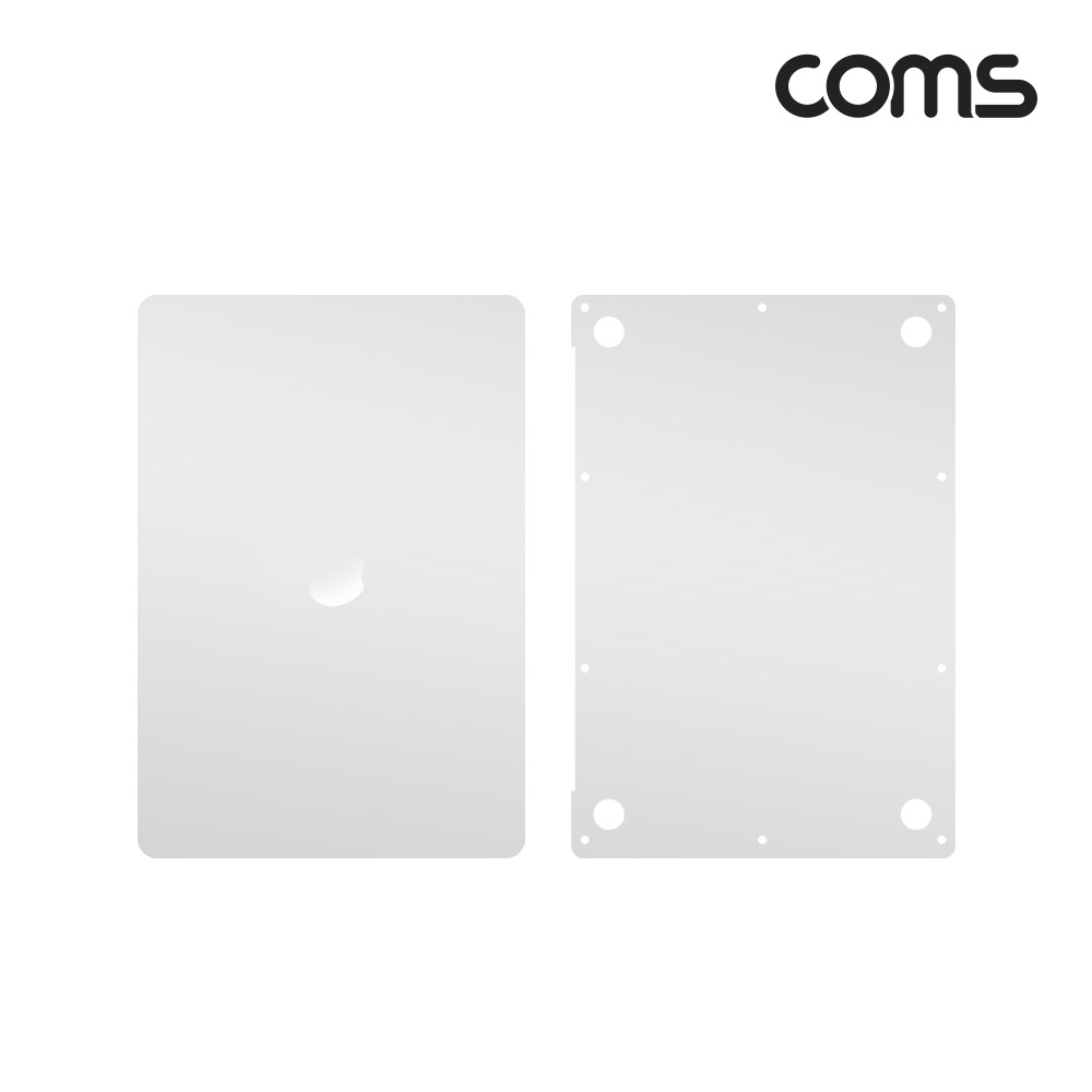 Coms 노트북 보호가이드(Silver) / 외부 보호 필름 / 가드 / 2018 New Air 13형(A1932)