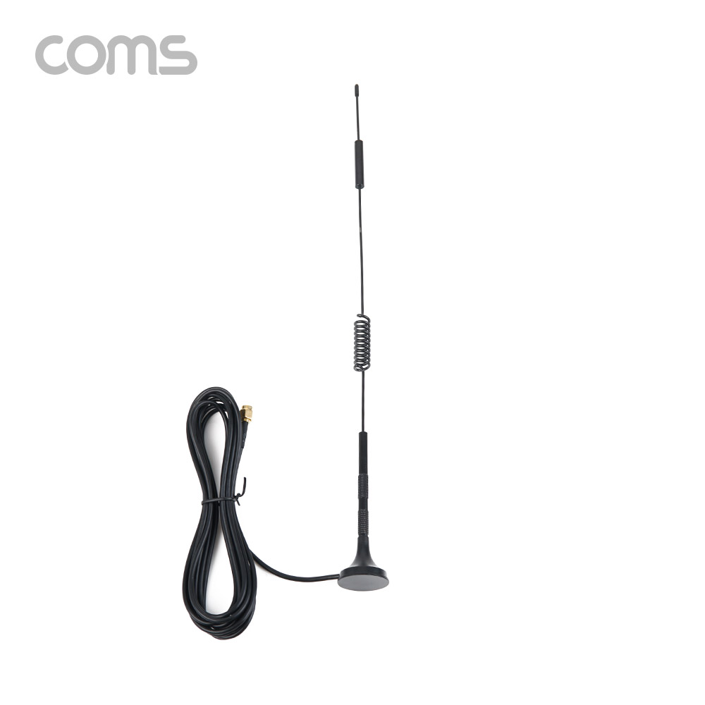Coms 4G LTE 안테나 / SMA (M) / GSM / 2.4G / 8dB / 케이블 길이 3M