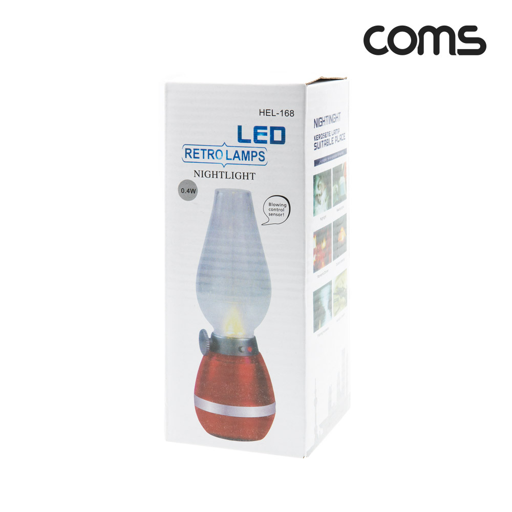 Coms USB 램프(호롱불), LED 라이트, 캠핑, 다용도, 감성, 랜턴, 조명