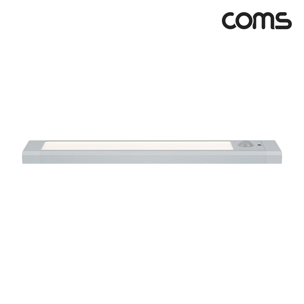 Coms 충전식 모션센서 LED 라이트 4000K 주백색 20cm, 모션(동작)감지 센서등, 간접조명, 천장, 벽면 설치(실내 다용도 가정,사무용), 램프(랜턴)