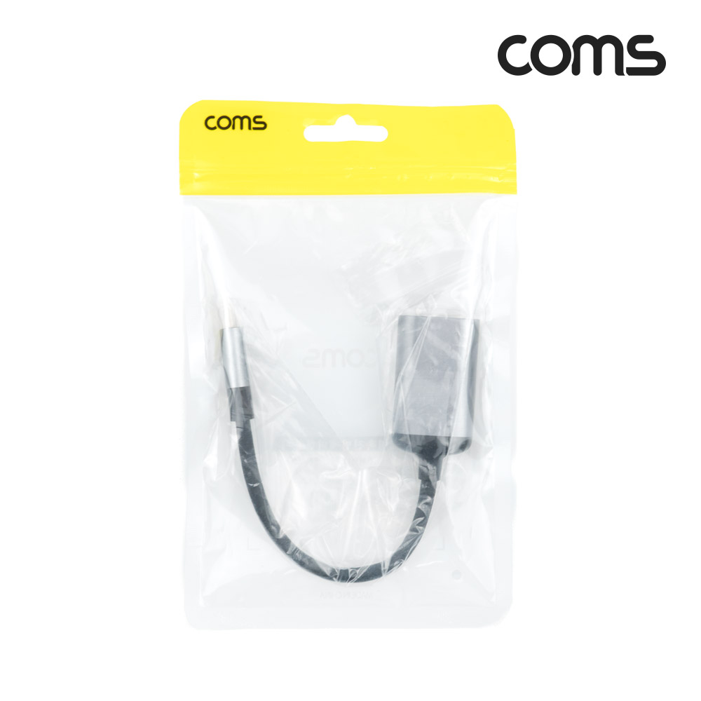 Coms USB 3.1(Type C) to HDMI 컨버터 20cm, 변환 케이블, C타입(M) to HDMI(F), 4K@60Hz UHD