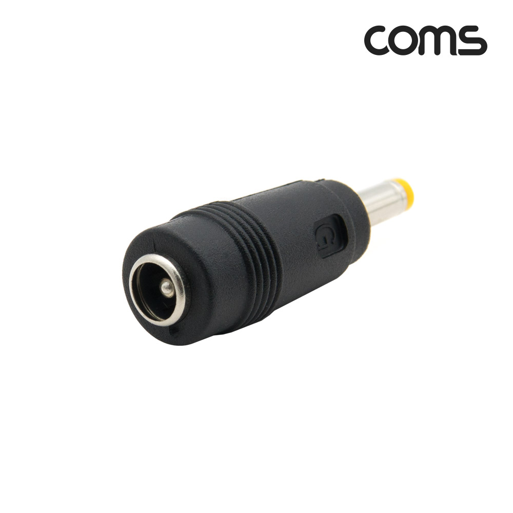 Coms DC 전원 변환 젠더 / DC 외경 5.5/내경 2.1 / 노트북 단자 외경 4.0/내경 1.7