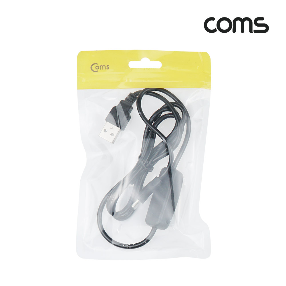 Coms 전원 스위치 케이블 (USB 3.1 on, off), 1M, C타입(Type C) 충전 전용, 3A