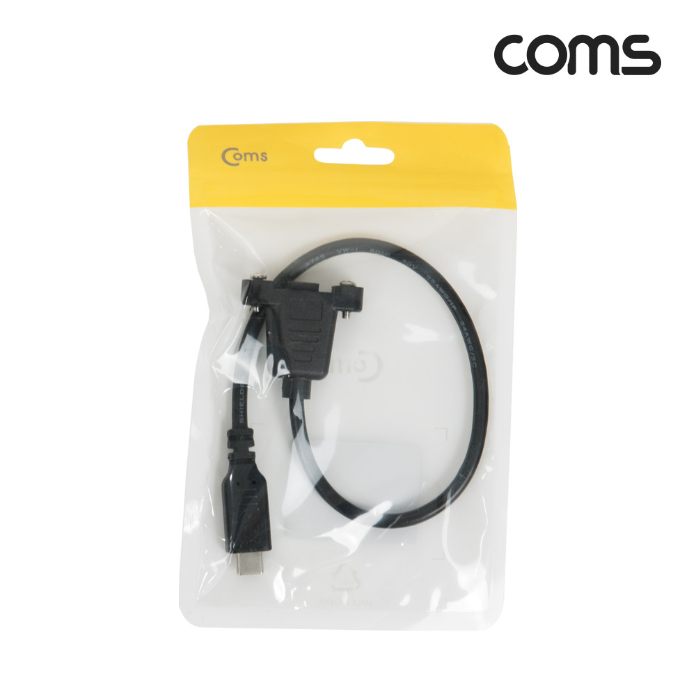 Coms USB 3.1(Type C) 포트, 젠더, 케이블 C(M)/Micro 5P(F), 30cm