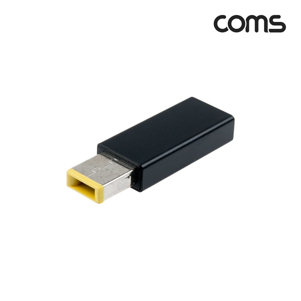 Coms USB 3.1(Type C) 노트북 젠더(PD to DC Lenovo), 변환, Short